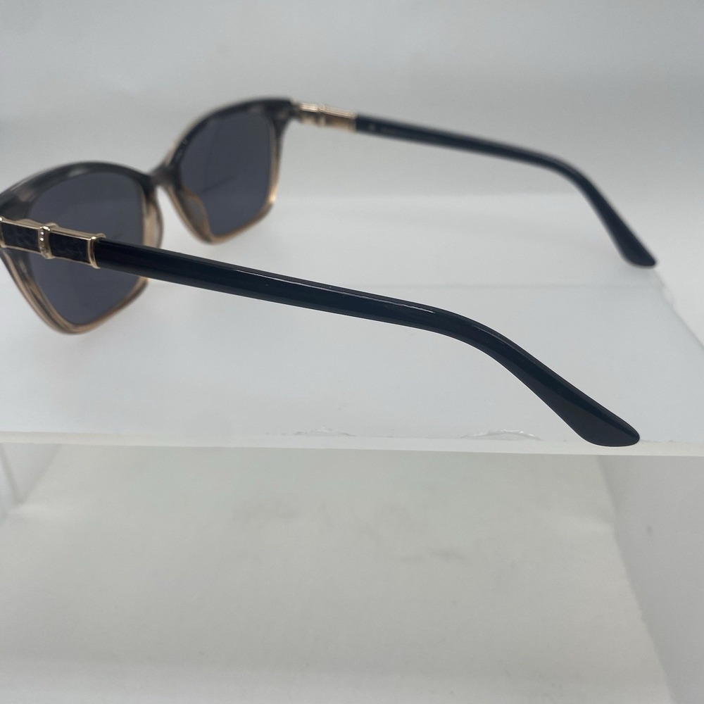 Badgley Mischka Sunglasses Women FRAME ONLY Cat Eye Black Brown 649 - Picture 10 of 15